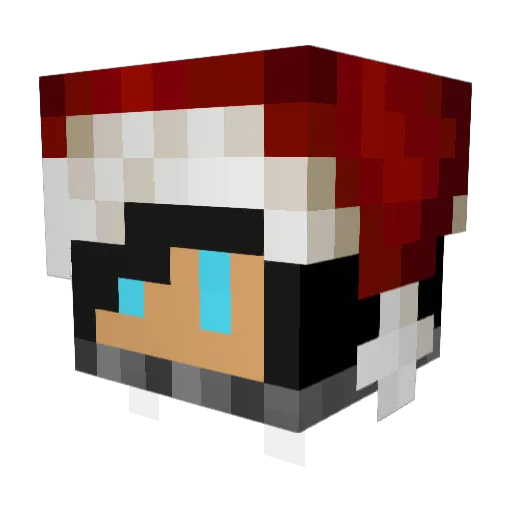 TheOnlyWhiteGuy Minecraft avatar head, 3D render