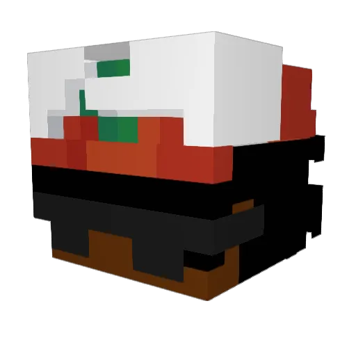 TheOpGamer Minecraft avatar head, 3D render