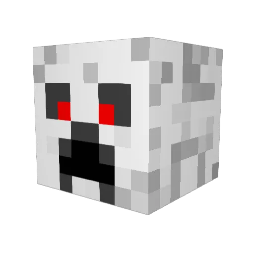 TheOpaaa Minecraft avatar head, 3D render