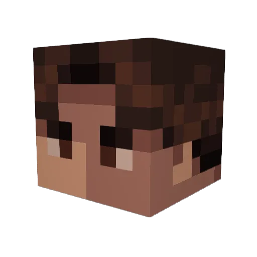 TheOpenDoor Minecraft avatar head, 3D render