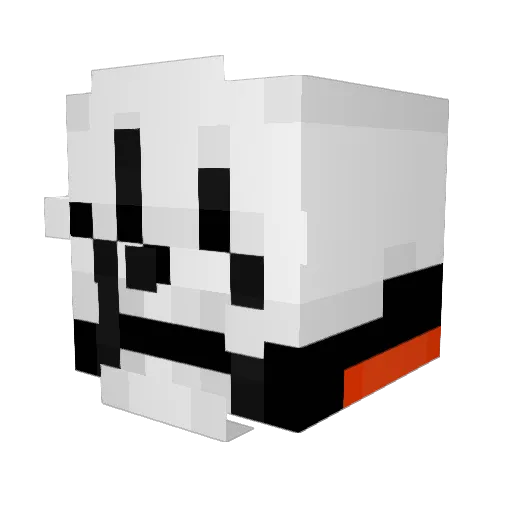 TheOptimisticOne Minecraft avatar head, 3D render