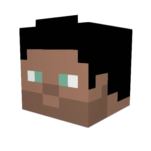 TheOrderOfTheSJT Minecraft avatar head, 3D render