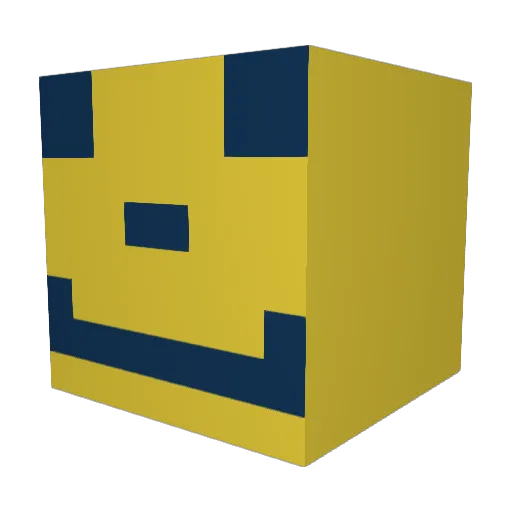 TheOriginalL12 Minecraft avatar head, 3D render