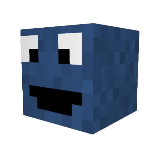 TheOscarMike Minecraft avatar head, 3D render