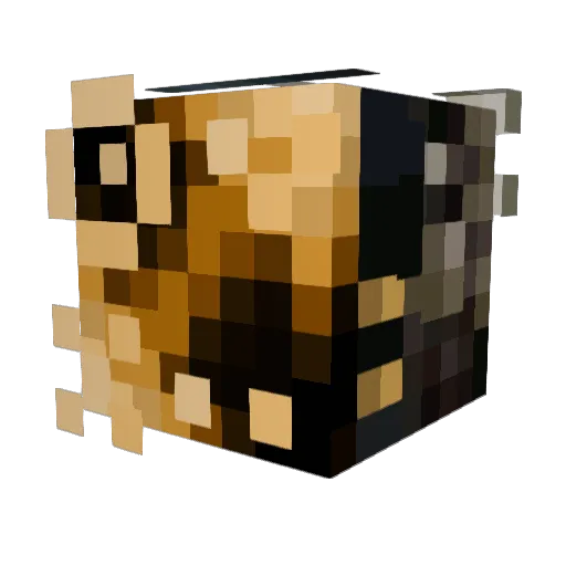 TheOtherAtom Minecraft avatar head, 3D render