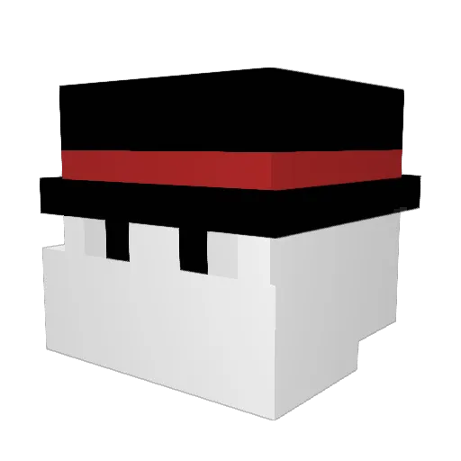 TheOttoz Minecraft avatar head, 3D render