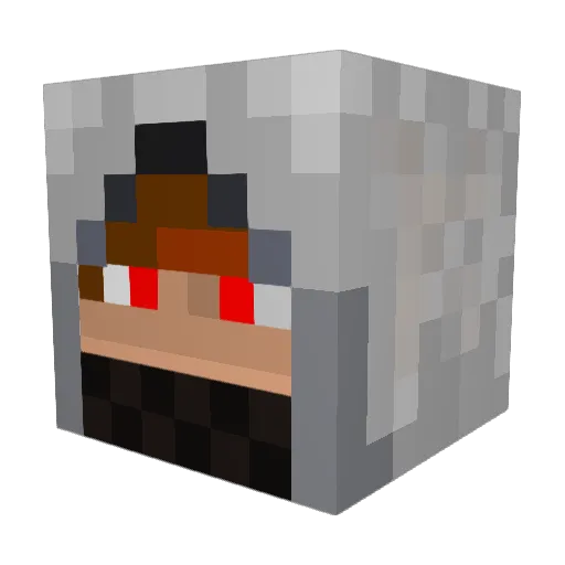 TheOwlSpirit Minecraft avatar head, 3D render