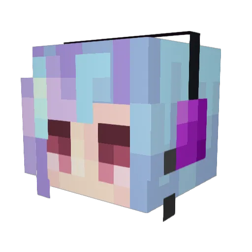 TheP0ta0t0 Minecraft avatar head, 3D render