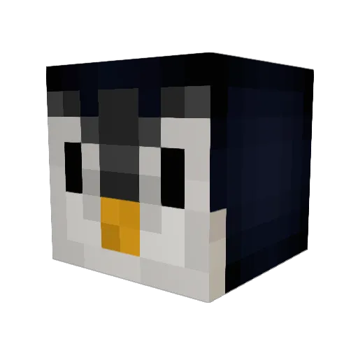 ThePadi Minecraft avatar head, 3D render