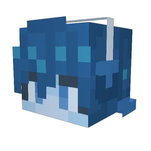 ThePancake69 Minecraft avatar head, 3D render