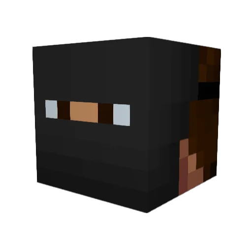 ThePancakeMaker Minecraft avatar head, 3D render