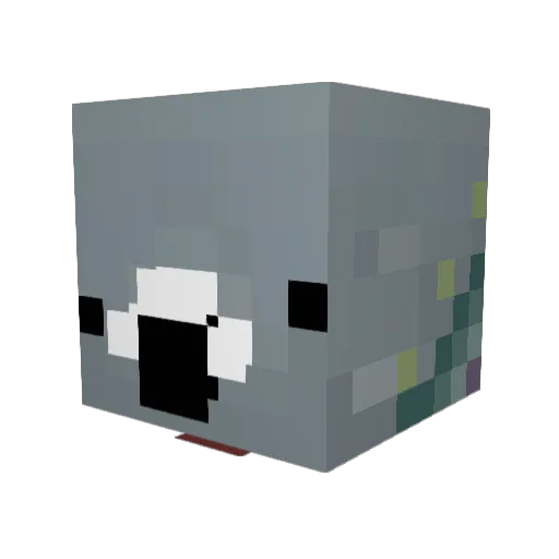 ThePapaPigeon Minecraft avatar head, 3D render