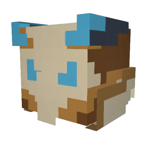 TheParcero Minecraft avatar head, 3D render