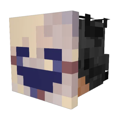 ThePataTicK Minecraft avatar head, 3D render