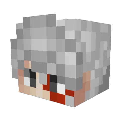 ThePedro17 Minecraft avatar head, 3D render