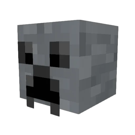 ThePejlka Minecraft avatar head, 3D render