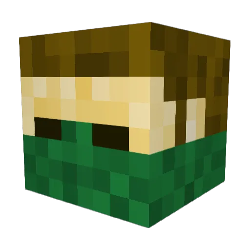 ThePelicanCu Minecraft avatar head, 3D render