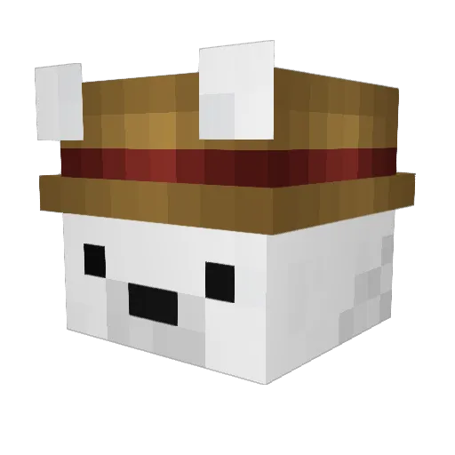 ThePengu09 Minecraft avatar head, 3D render