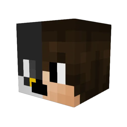 ThePenguinMan01 Minecraft avatar head, 3D render
