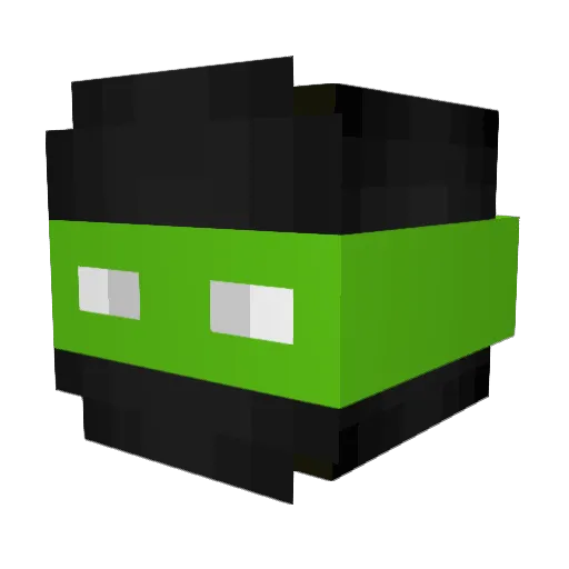 ThePepGamer Minecraft avatar head, 3D render