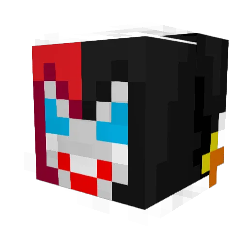 ThePersnickety Minecraft avatar head, 3D render