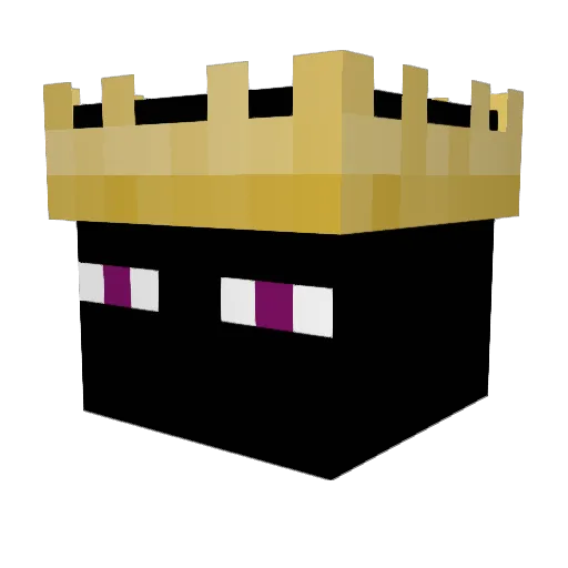 ThePhant0mV0id Minecraft avatar head, 3D render