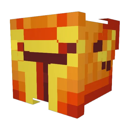 ThePhoenix21 Minecraft avatar head, 3D render