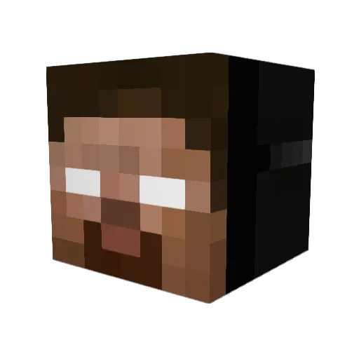 ThePhoenixxxx Minecraft avatar head, 3D render