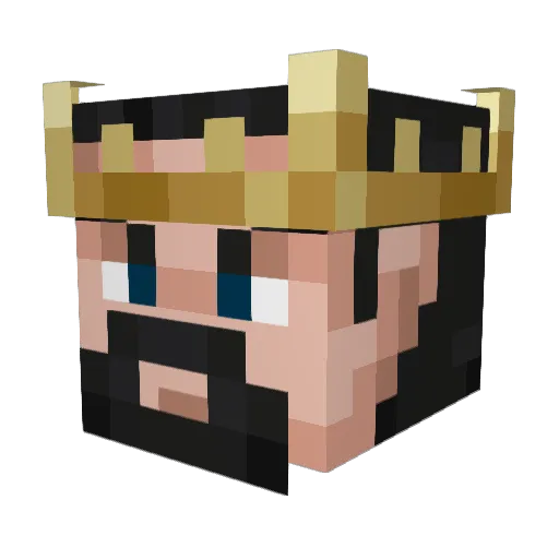 ThePife Minecraft avatar head, 3D render