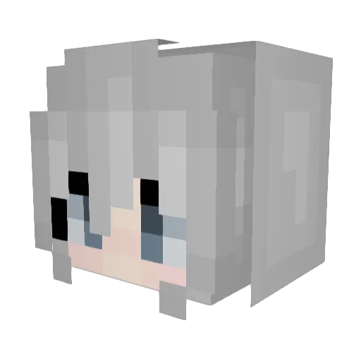 ThePig2805 Minecraft avatar head, 3D render