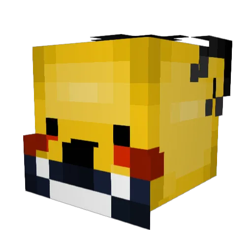 ThePikaJew Minecraft avatar head, 3D render