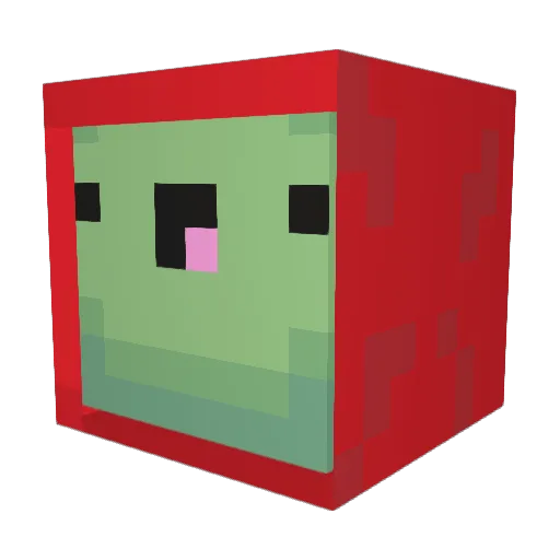 ThePinkJef Minecraft avatar head, 3D render