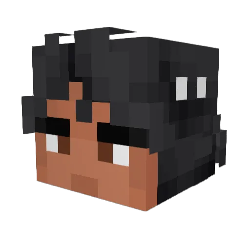 Minecraft-Avatar von ThePinkLimeade: Kopf als 3D-Render