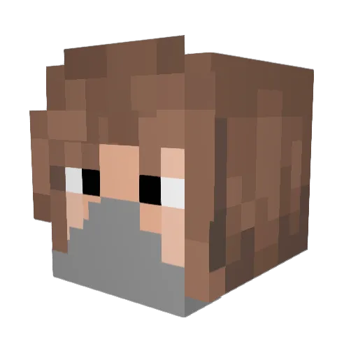 ThePinkieslayer Minecraft avatar head, 3D render