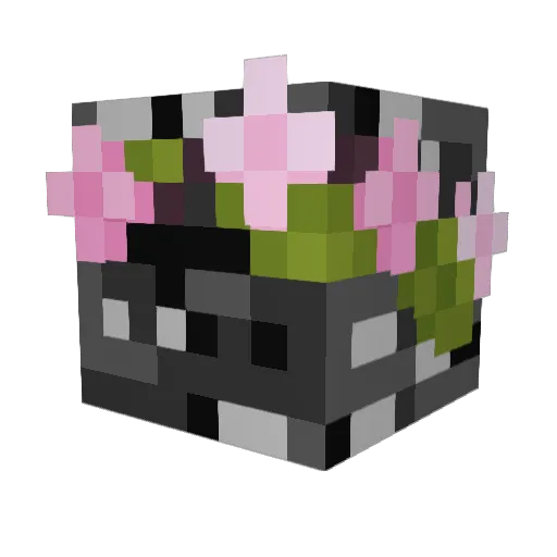 ThePinko Minecraft avatar head, 3D render