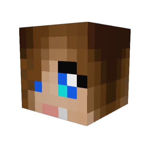 ThePlayer6947 Minecraft avatar head, 3D render