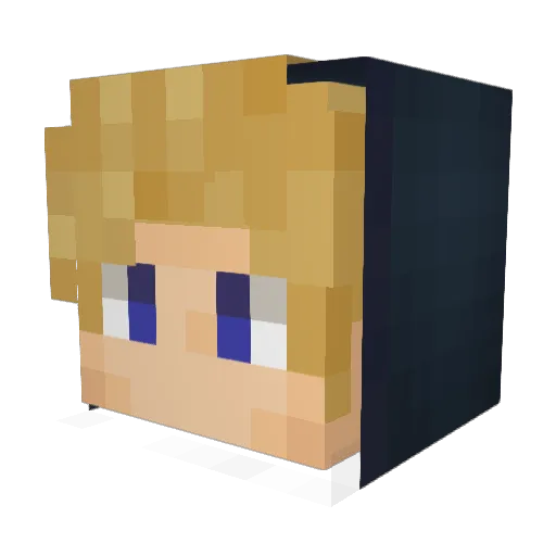 ThePlexus Minecraft avatar head, 3D render