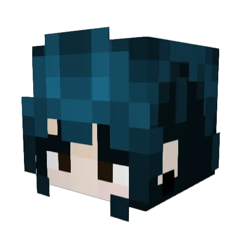 ThePointyOne Minecraft avatar head, 3D render