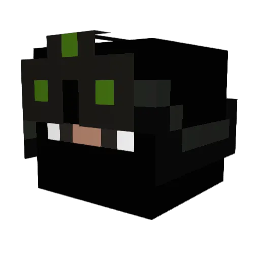 ThePom Minecraft avatar head, 3D render