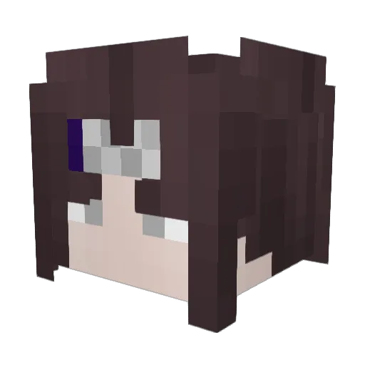 ThePooch17 Minecraft avatar head, 3D render