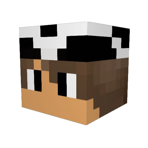 ThePoohShowSaxYT Minecraft avatar head, 3D render