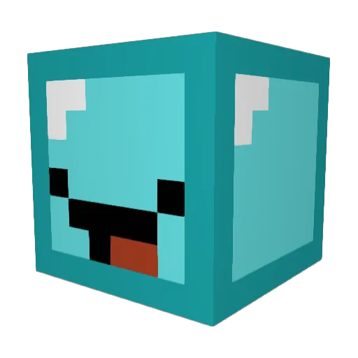 ThePopeTyler Minecraft avatar head, 3D render