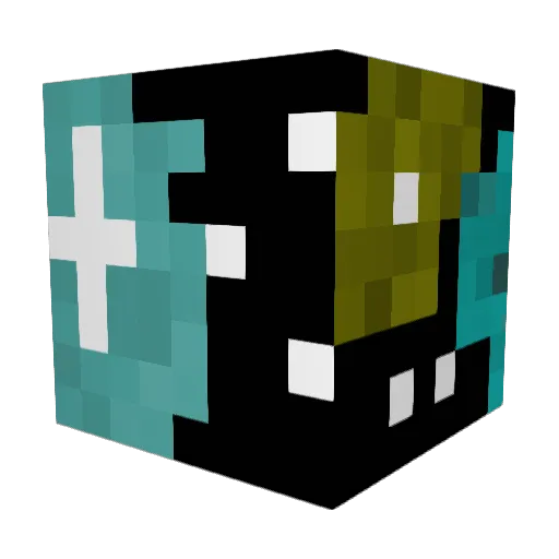 ThePotato1000 Minecraft avatar head, 3D render