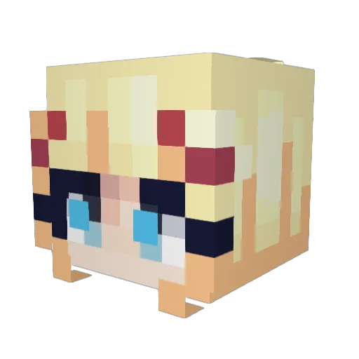 ThePotato228 Minecraft avatar head, 3D render