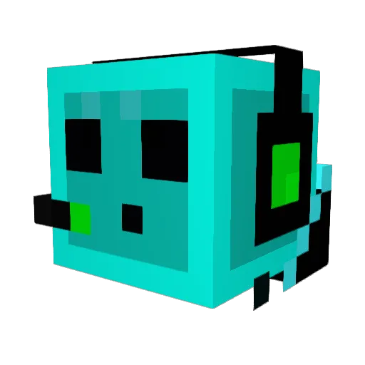 ThePowerCrash Minecraft avatar head, 3D render