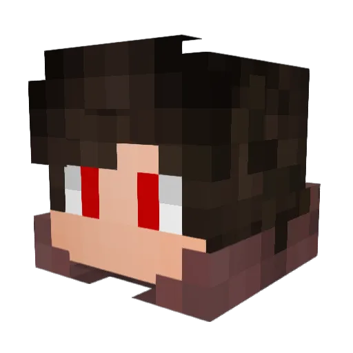 ThePozsiii Minecraft avatar head, 3D render