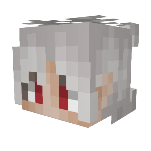 ThePrinceArrived Minecraft avatar head, 3D render