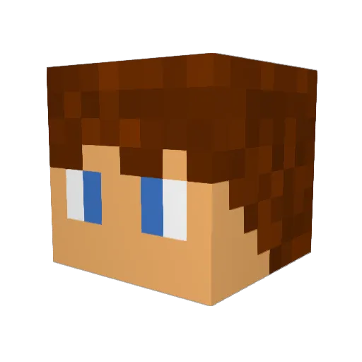 TheProAtGames78 Minecraft avatar head, 3D render