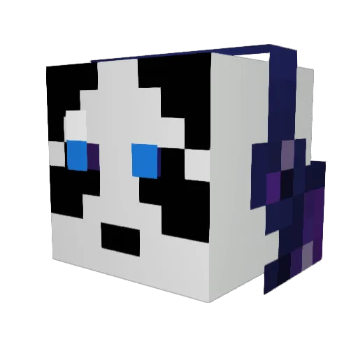 TheProWinner_ Minecraft avatar head, 3D render