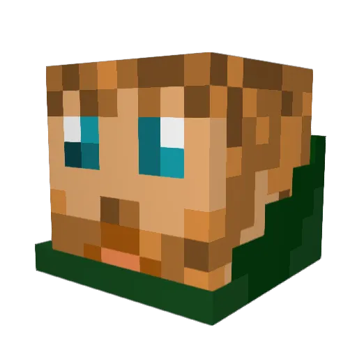 TheProbllem Minecraft avatar head, 3D render